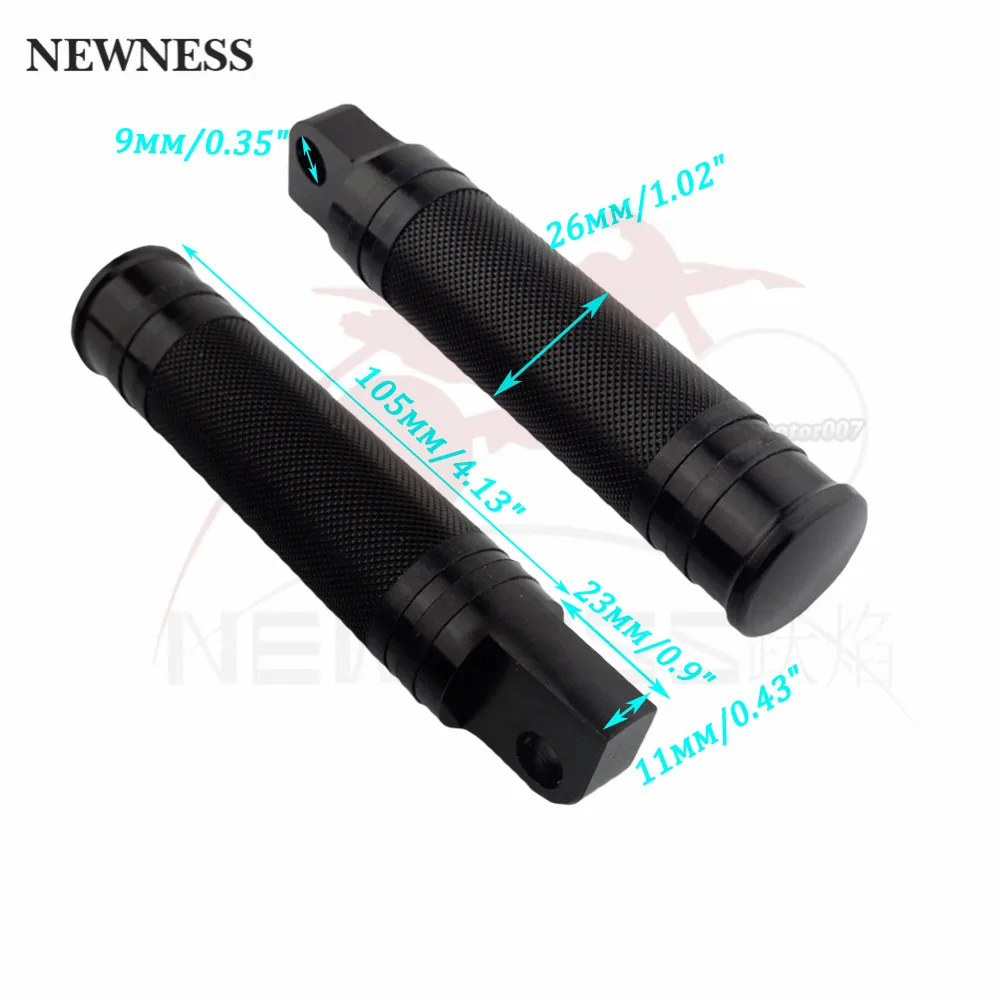 2x мужские мотоциклетные подножки с ЧПУ для ног Harley Sportster Iron Touring Custom Dyna Fat Bob Softail