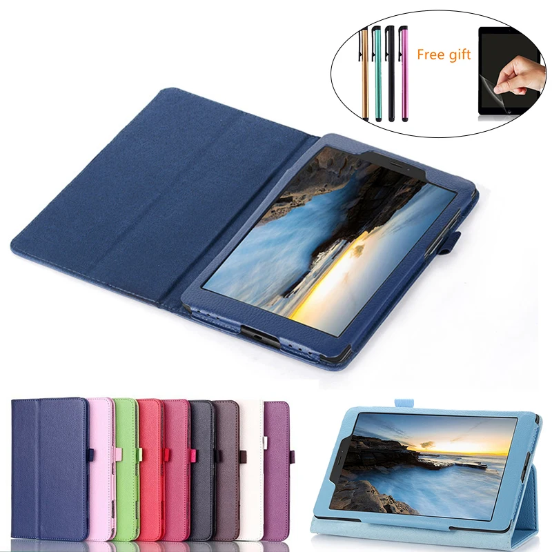 

2020 For Lenovo Tab M8 case For Lenovo Tab M8 TB-8505F TB-8505X 8.0" Cover PU Leather Megnetic Tablet Protective Case +film+pen