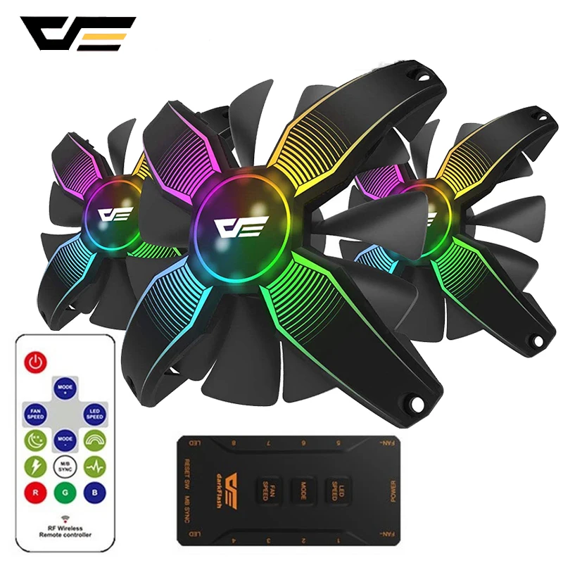 Кулер для ЦП 3 в 1 120 мм с RGB-подсветкой Aura синхронизирующий компьютер | Компьютеры и
