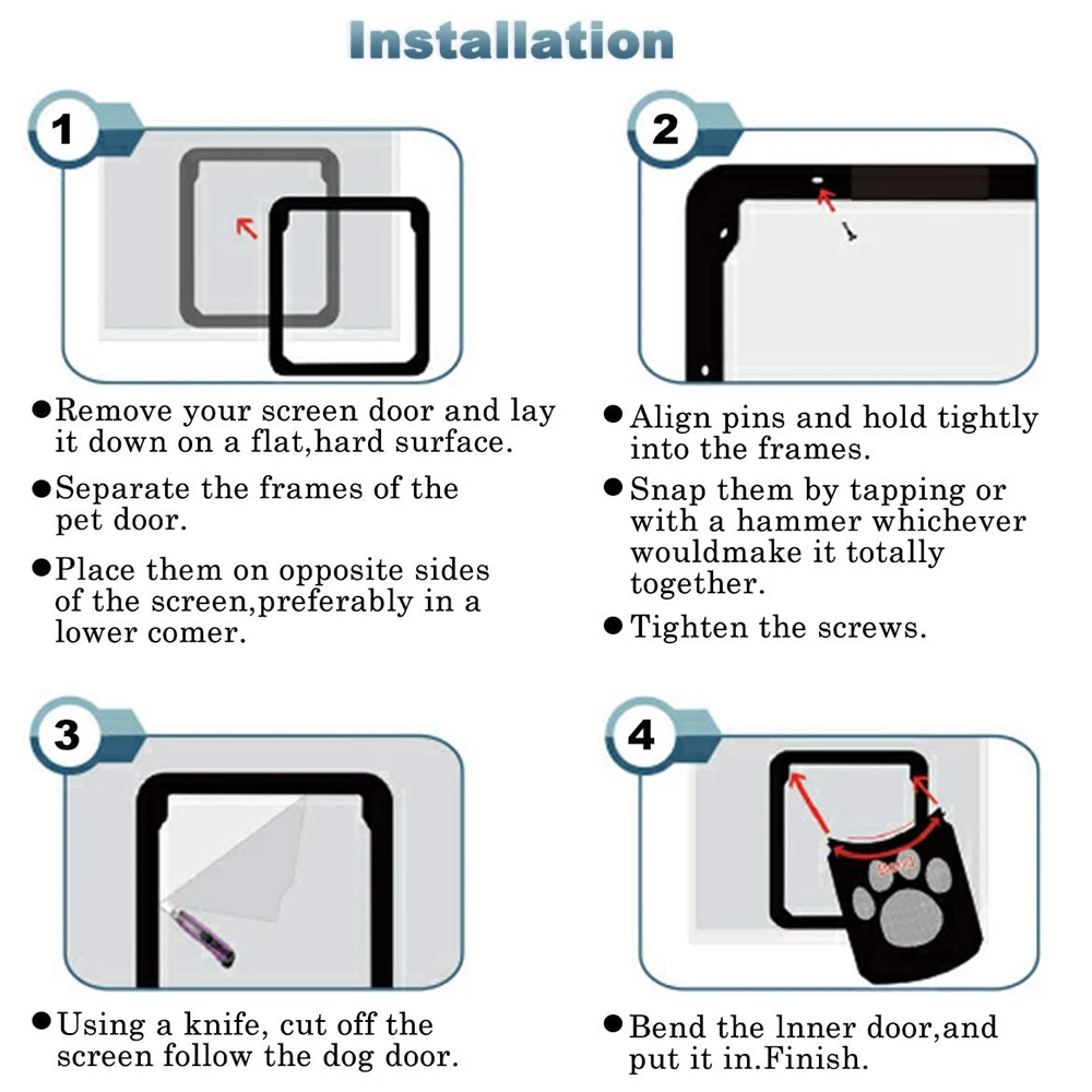 Откидная дверь с магнитной блокировкой для собак и кошек откидная защитой от