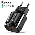 Сетевое зарядное устройство Rexxar с USB-портом и поддержкой быстрой зарядки