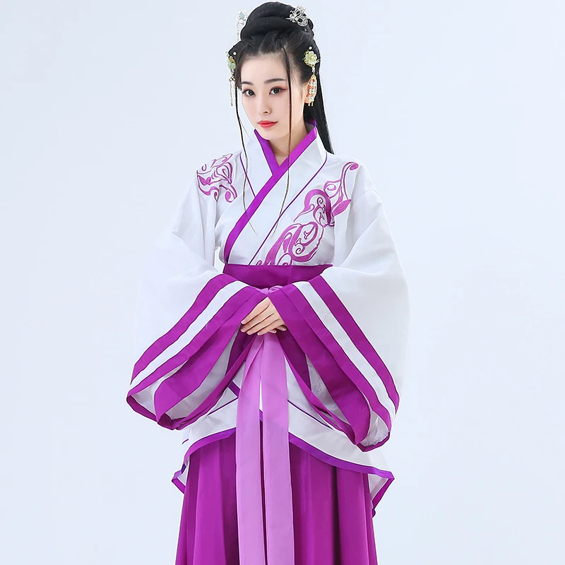 Косплей hanfu Женская Китайская традиционная древняя Династия Тан maidservant драма