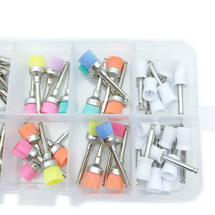 80 шт./компл. зубная Полировочная щетка полировщик фотоинструмент набор профи