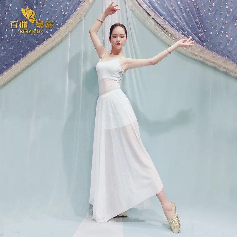 

Classical Dance Clothes 2021 New Beginner Ballet Dance Clothes Classical Dance Clothes Elegant Solid Color Slim