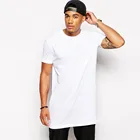 2021 брендовая мужская одежда из хлопка белого цвета, футболка с длинными рукавами в стиле хип-хоп для мужчин футболка удлиненные Длина Мужской Топ, футболка длинная футболка для мужчин