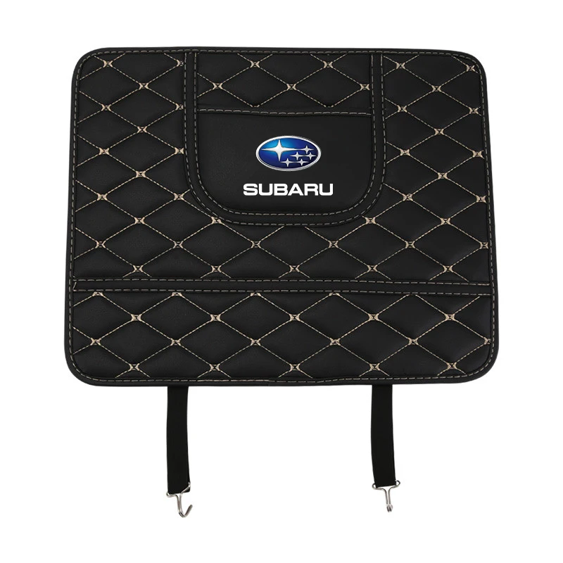 

Leather Car Seat Back Mat Anti-Kick Pad for Subaru STI Forester XV Outback Impreza Legacy WRX BRZ Tribeca Protector Accessories