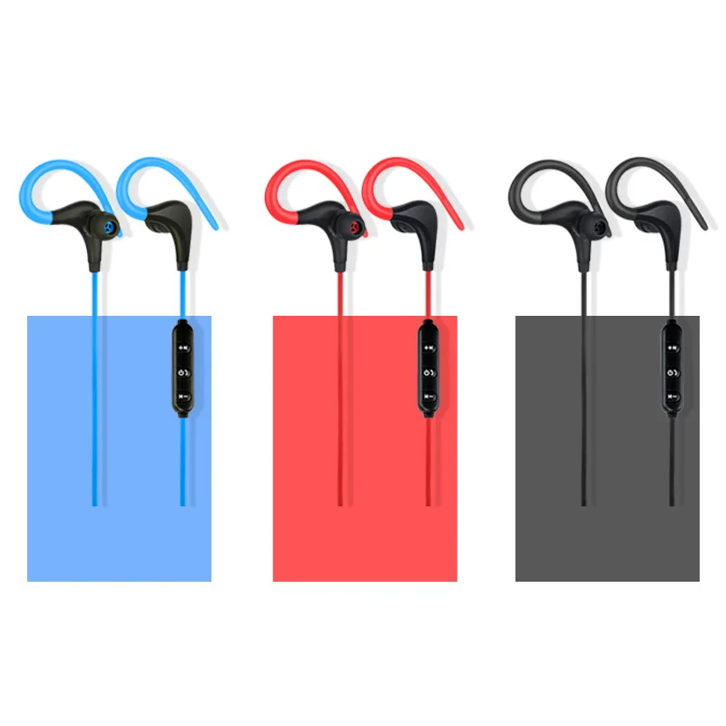 BT-1 спортивные беспроводные Bluetooth наушники с громкой связью 4 1 стерео ушные крючки