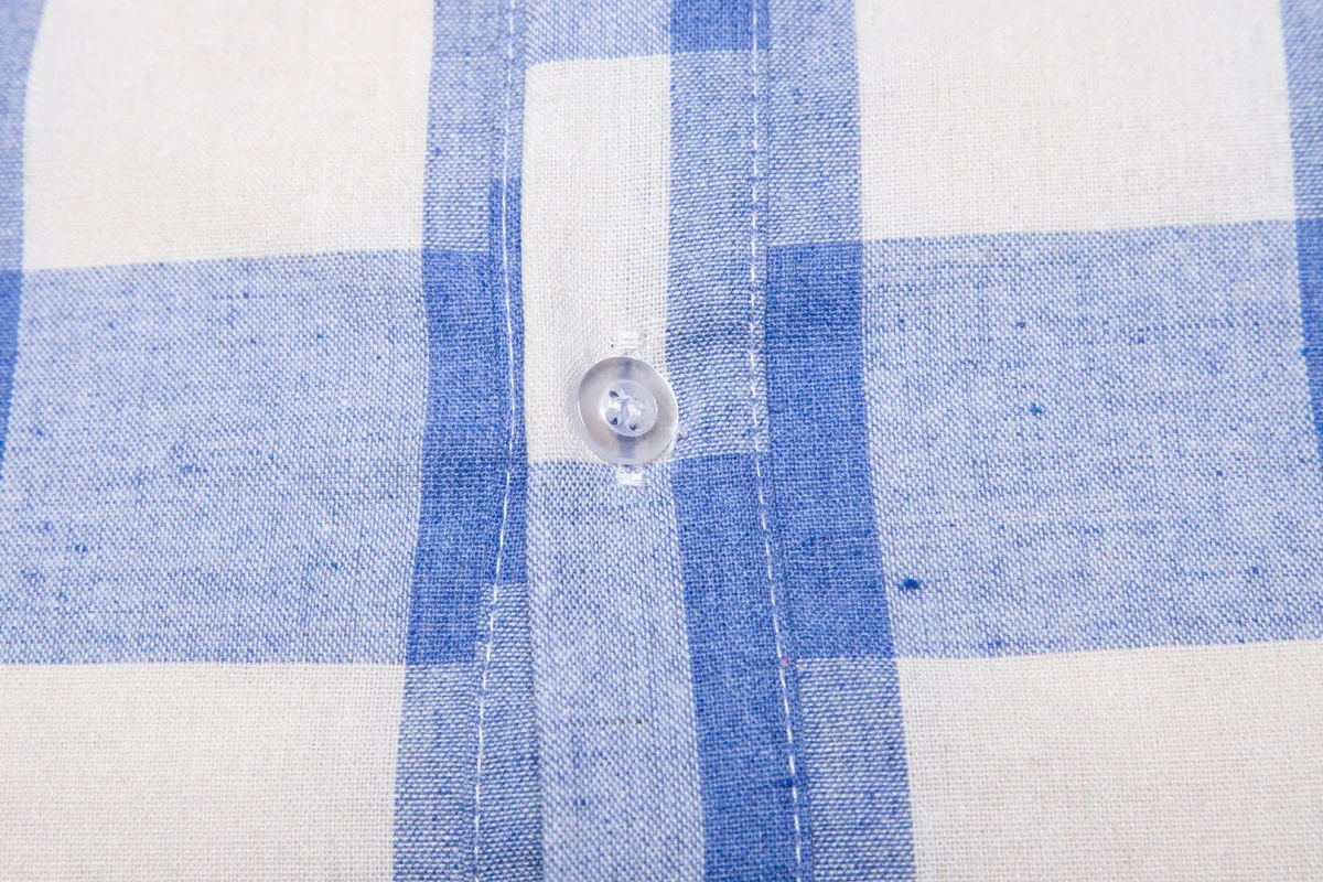 

2019 new men plaid shirt collar shirt printing short sleeve shirt the code