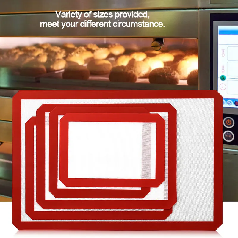 Перфорированный силиконовый коврик для выпечки термостойкий теста макарун