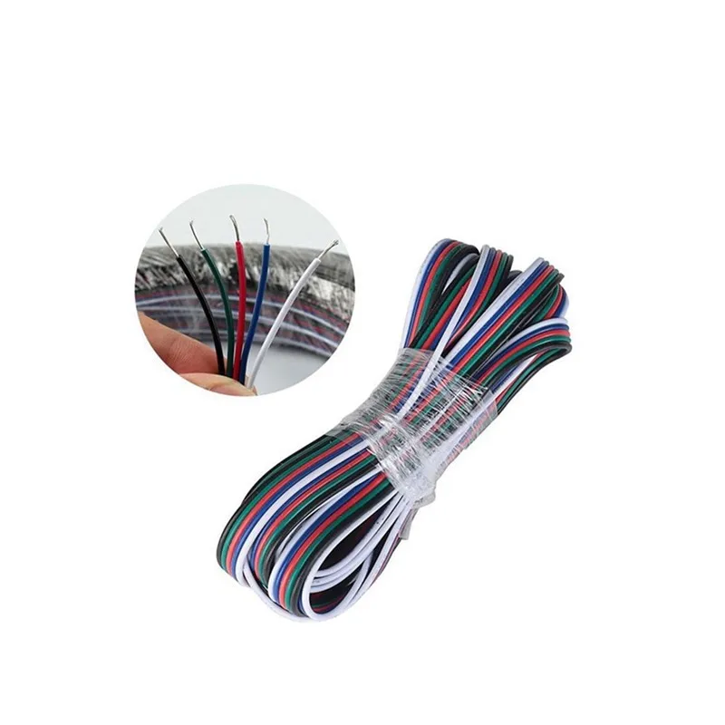 50 м 5 Pin Светодиодный Удлинитель электрический провод кабель