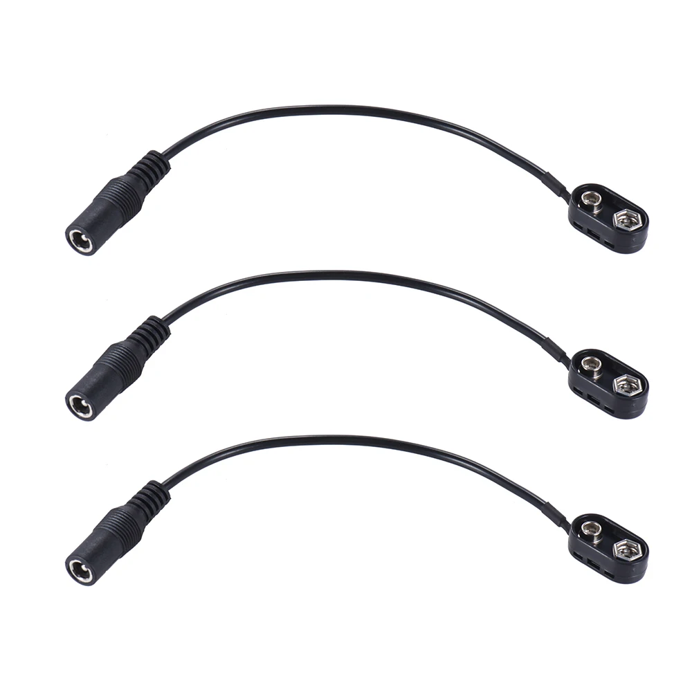 Горячие Новые зажимы-преобразователи батареи 9 В защелкивающийся соединитель 2 1