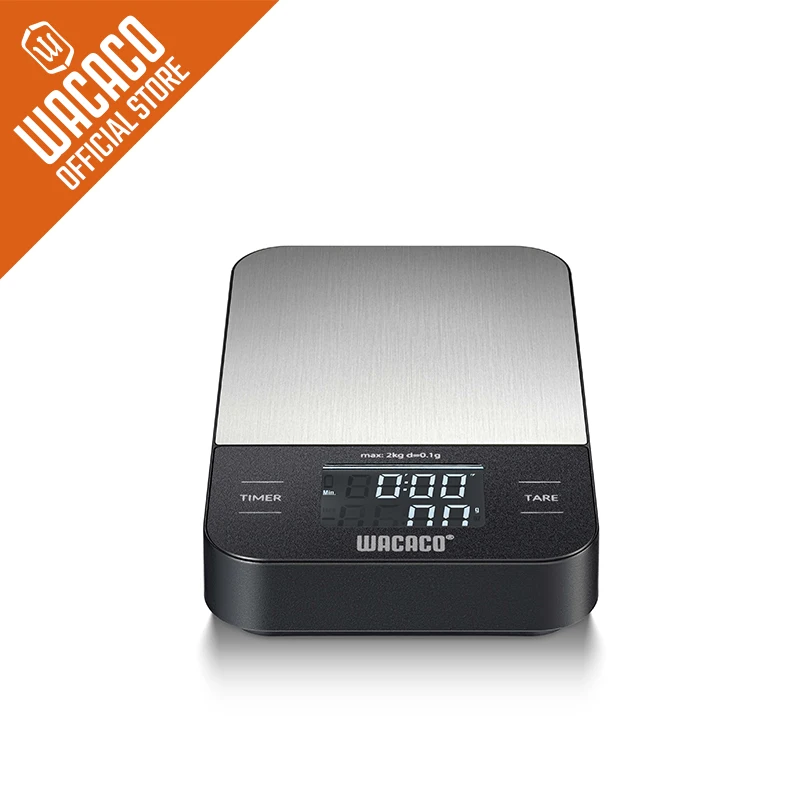 Кофейные весы с таймером 0 1 г карманные силиконовой подставкой батарейки в