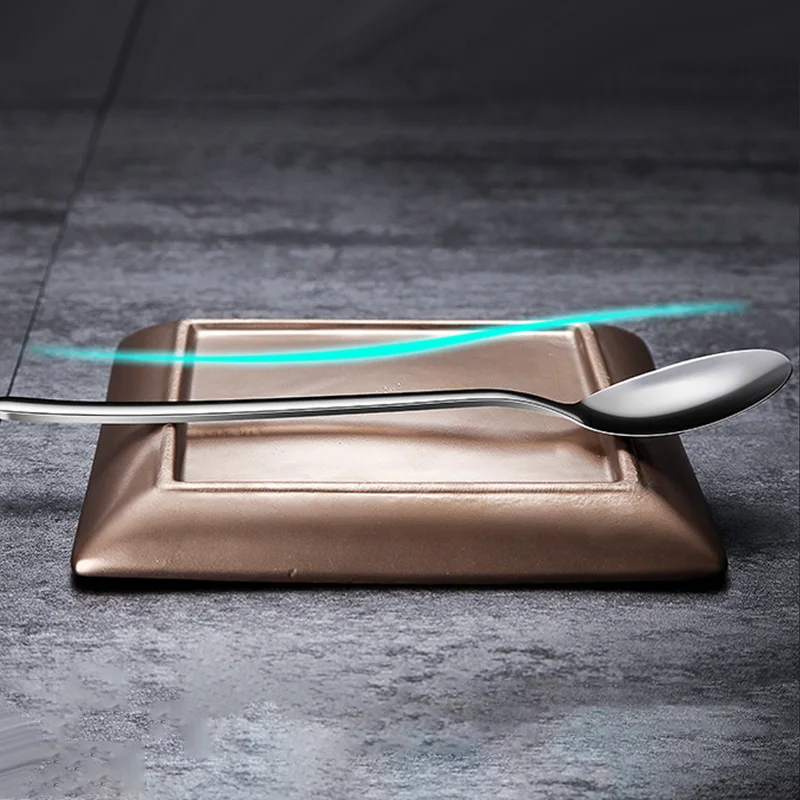 Длинной ручкой Нержавеющая сталь ложки Мороженое десерт чайная кофейная ложка