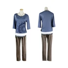 Dangan Ronpa V3 Super Danganronpa убивающая гармония рантаро Амами Косплей Костюм Хэллоуин костюмы футболка брюки ожерелье