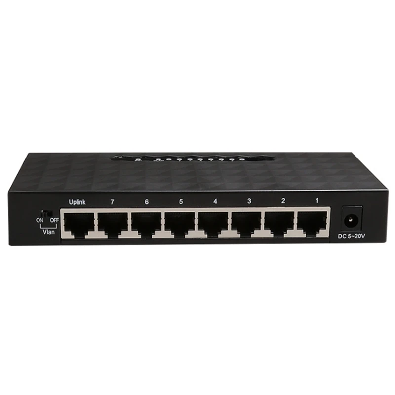 Сетевой коммутатор с 8 портами 1000 Мбит/с Gigabit Ethernet | Компьютеры и офис