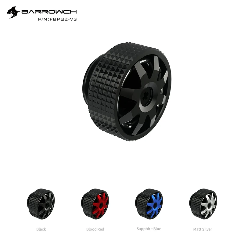 Ручной выпускной клапан Barrowch воздушный для компьютера водяное охлаждение 19