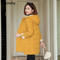 orwindny long winter coat women warm cotton padded parkas fashion big pockets jacket female hooded snow wear coats plus size 4xl