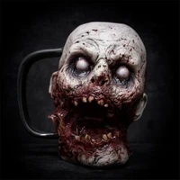 halloween scaring mugscaring mugs are amazingly realistic coffee mugs skull tea cups funny cruella stainless steel resin