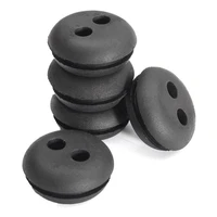 510pcs 2 hole rubber fuel gas tank grommet for stihl honda trimmer lawn mower lawnmower parts power tools equipment accessories