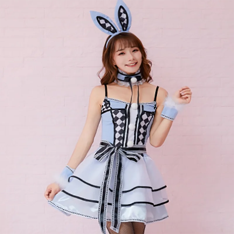 Новинка 2019 года летний костюм для косплея на Хэллоуин женский ролевых игр Алиса