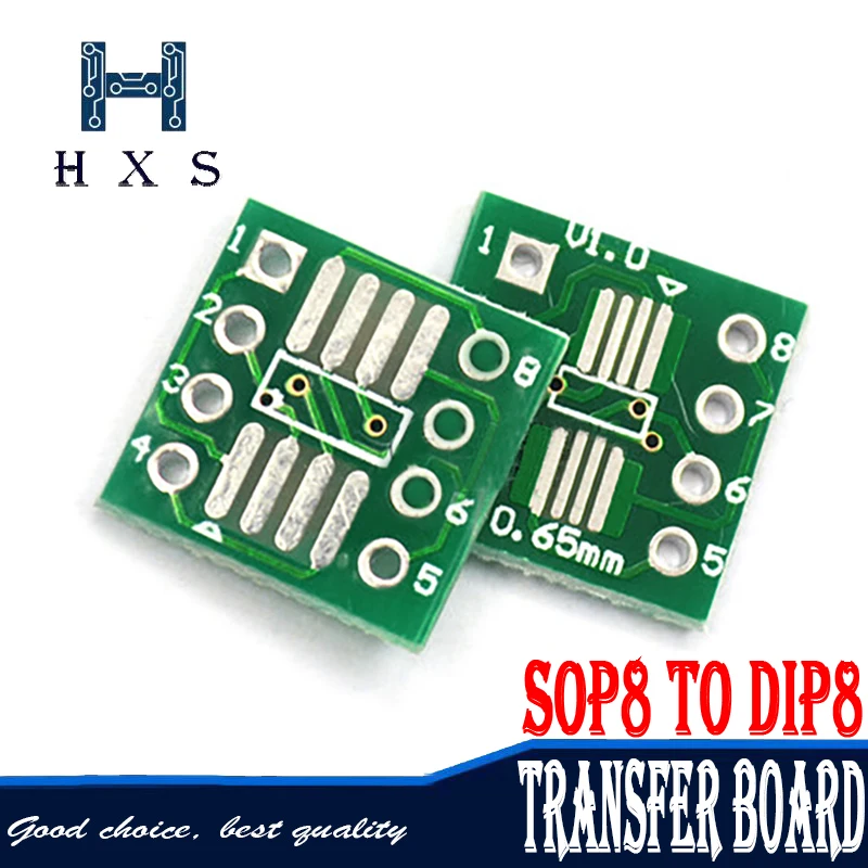 20 шт. TSSOP8 SSOP8 SOP8 К DIP8 PCB SOP 8 переносная плата DIP Pin шаг адаптер|Импульсный источник
