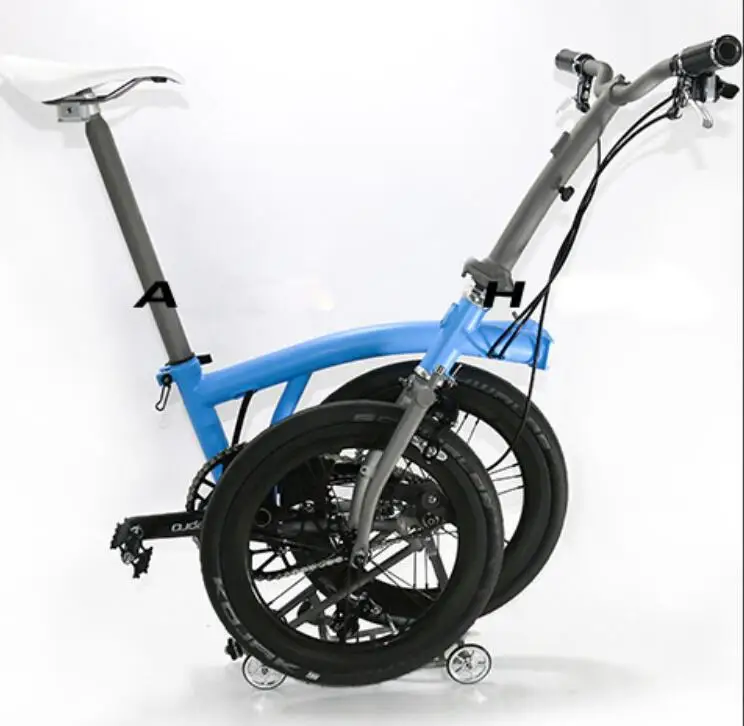 Titanium Alloy Folding Bike Two-Color 16inch Inside 5 Speed | Спорт и развлечения