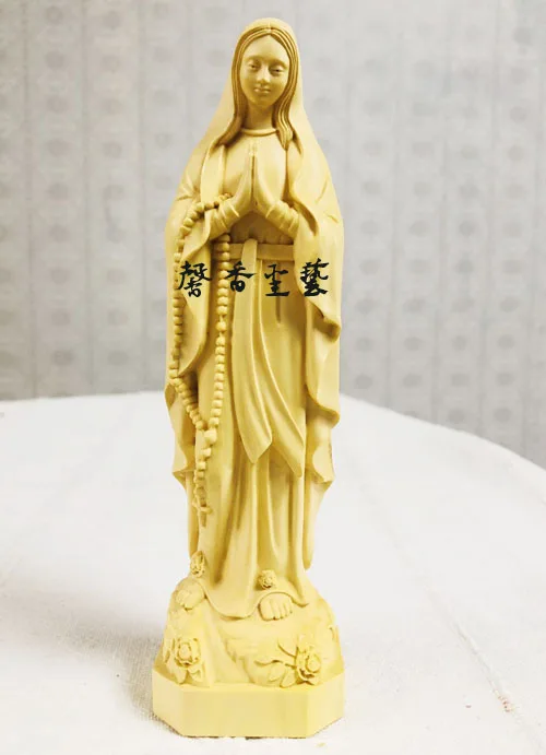 Our Lady of Lourdes Boxwood, catcotic Relic, Madonna of Our Lady