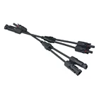 Солнечный разъем 2 в 1, PV разъем, штекер-гнездо, Параллельный разъем для солнечной системы, набор для самостоятельной сборки