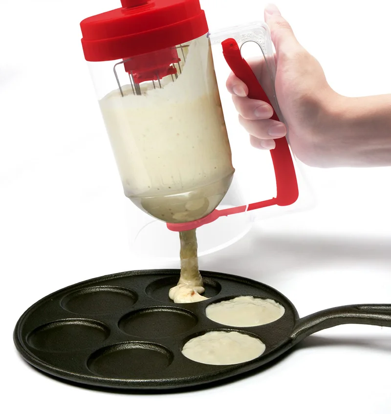 Ручной ручной диспенсер для блинов капкейков блендер инструмент выпечки тортов