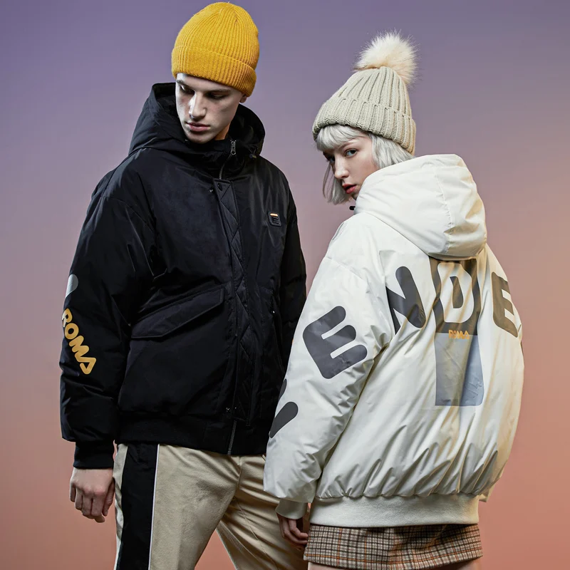 Metersbonwe Winter For Male Duck down Handsome trend fashion jacket Couples jackets Outdoor casual | Мужская одежда