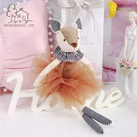 ballerina xmas deer in tutu plush toy mogomogo soft stuffed animal doll decorative luxury toys home accessories