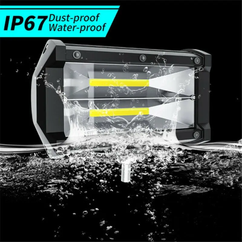 

Aluminum Work Shell Light 6000K Waterproof 13.2*8.0*5.7cm Truck Offroad