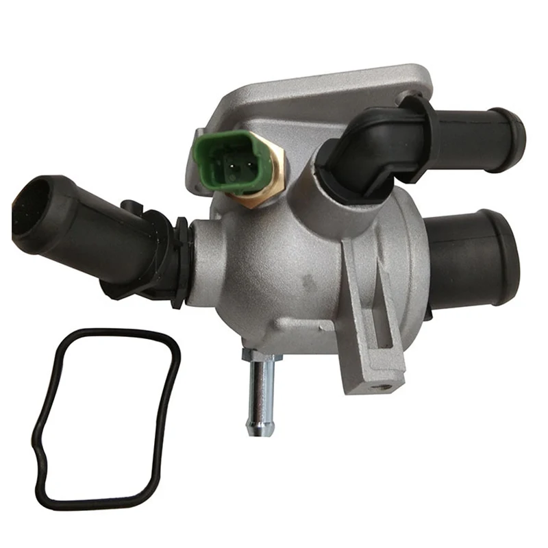 Двигатель охлаждающей жидкости на выходе термостат с корпусом в сборе для Opel