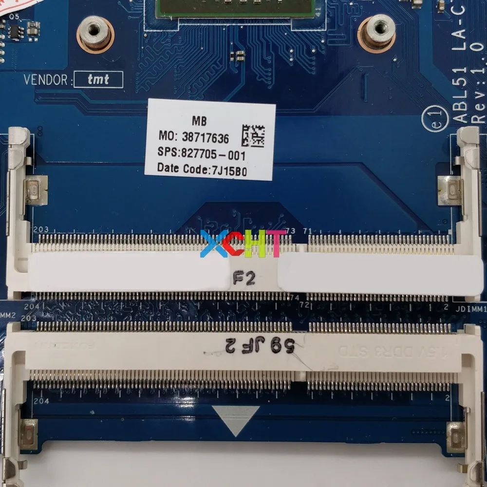 827705 001 501 601 LA C781P UMA w A6 5200 CPU для HP Notebook 15 AF Series 15Z AF000 протестированная Материнская