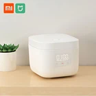 Электрическая мини-рисоварка Xiaomi Mijia, 1,6 л, компактная машина для приготовления риса, интеллектуальное назначение, светодиодный дисплей, умное приложение