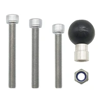 motorcycle mobile phone bracket head screw bolt fixed recorder fixed ball head accessories m8 screw fixed