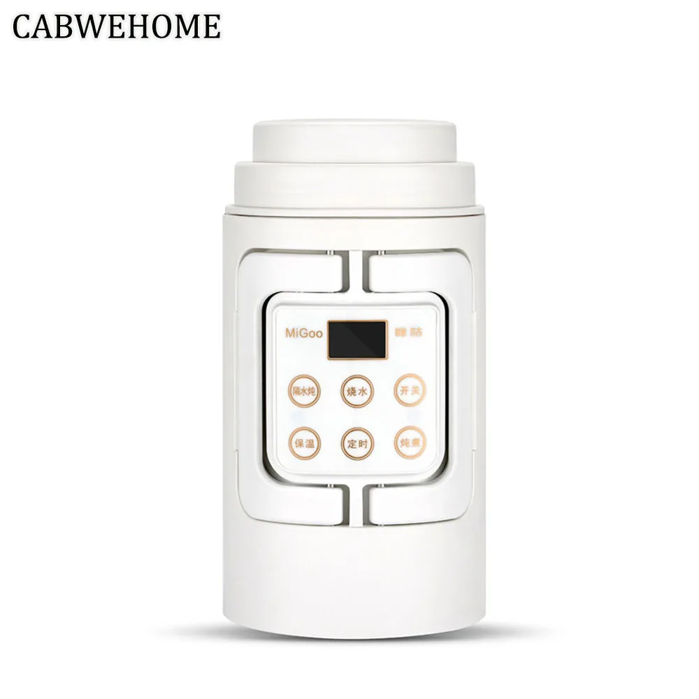 

Mini Electric Kettle Portable Travel Water Heating Cup Heater Stew 304 Stainless Steel Tea Pot Stew Quikly Cooker Boiling Cup