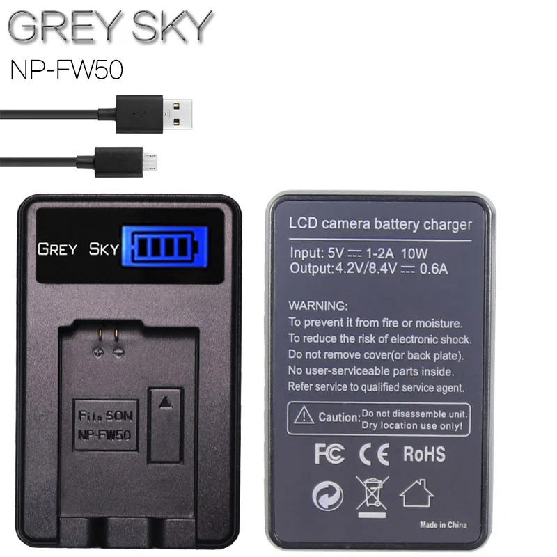 2 шт. 2000 мАч для Sony NP FW50 NPFW50 аккумулятор NEX 7 5R F3 Alpha a5000 a6000 a7II|Цифровые аккумуляторы| |