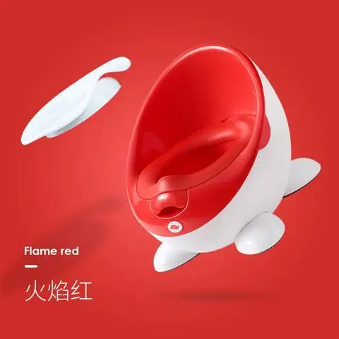 flame red Upgrate Тип детское сиденье для горшка милое яйцо QQ детское сиденье для унитаза большого размера детское сиденье для унитаза мягкая подушка из искусственной кожи - Цвет: flame red
