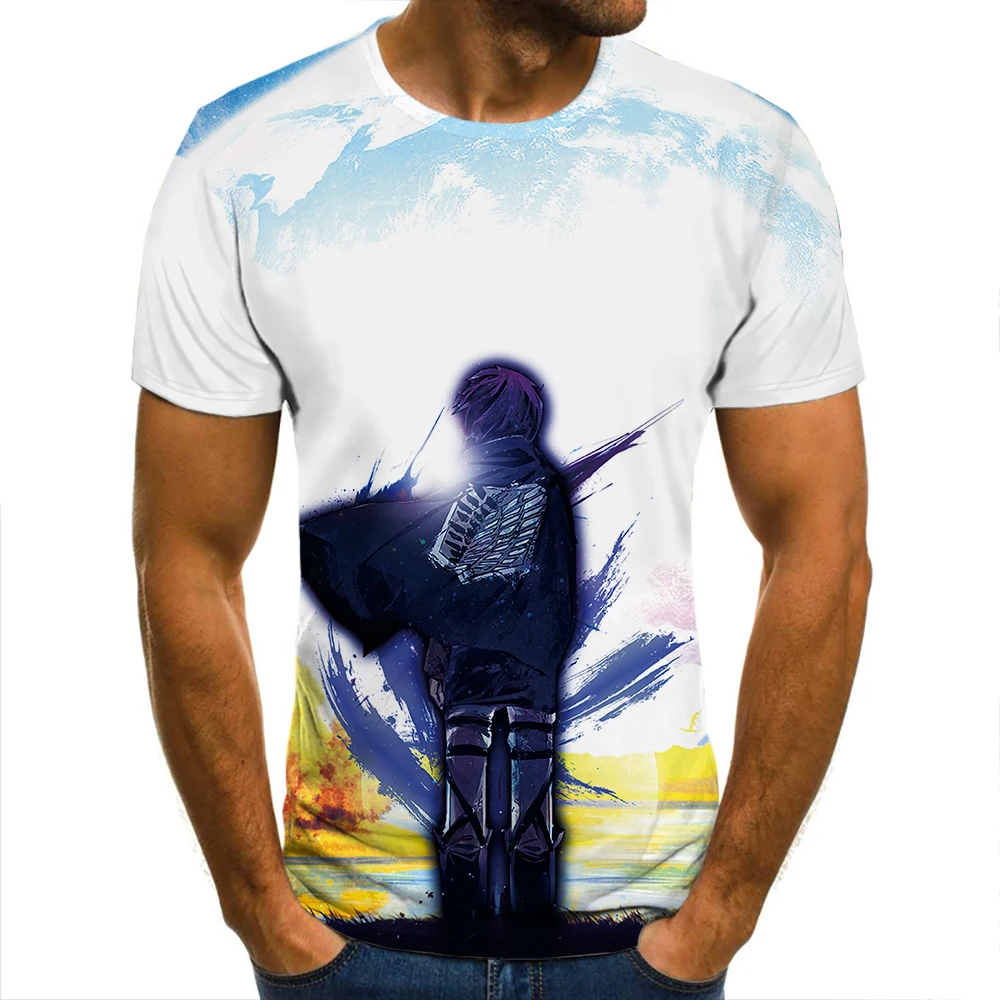 

3D T-Shirt Attack On Titan Allens Clothing Men Women Children Short Sleeve Cool Tees Fashion Casual Summer Boy Kids Streetwear
