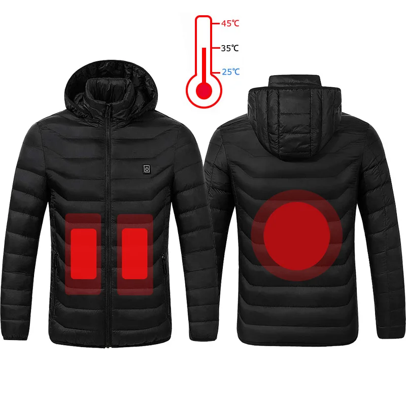 Мужская и женская теплая зимняя куртка с капюшоном термостатом|Походные куртки| |