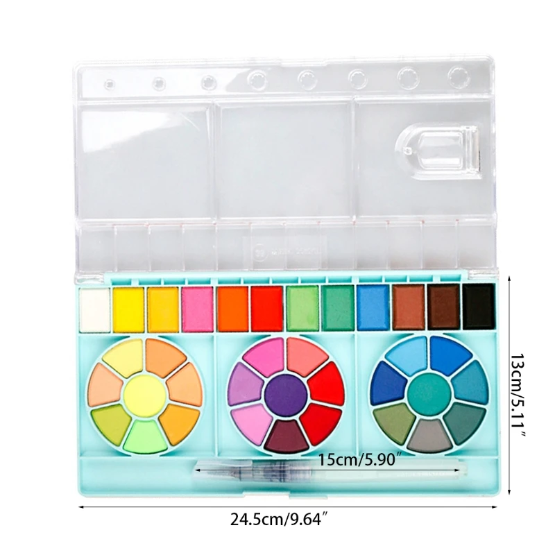 

36 Color Watercolor Paint Set, 1 Water Brushes, Art Supplies for Beginners and Professional Artist