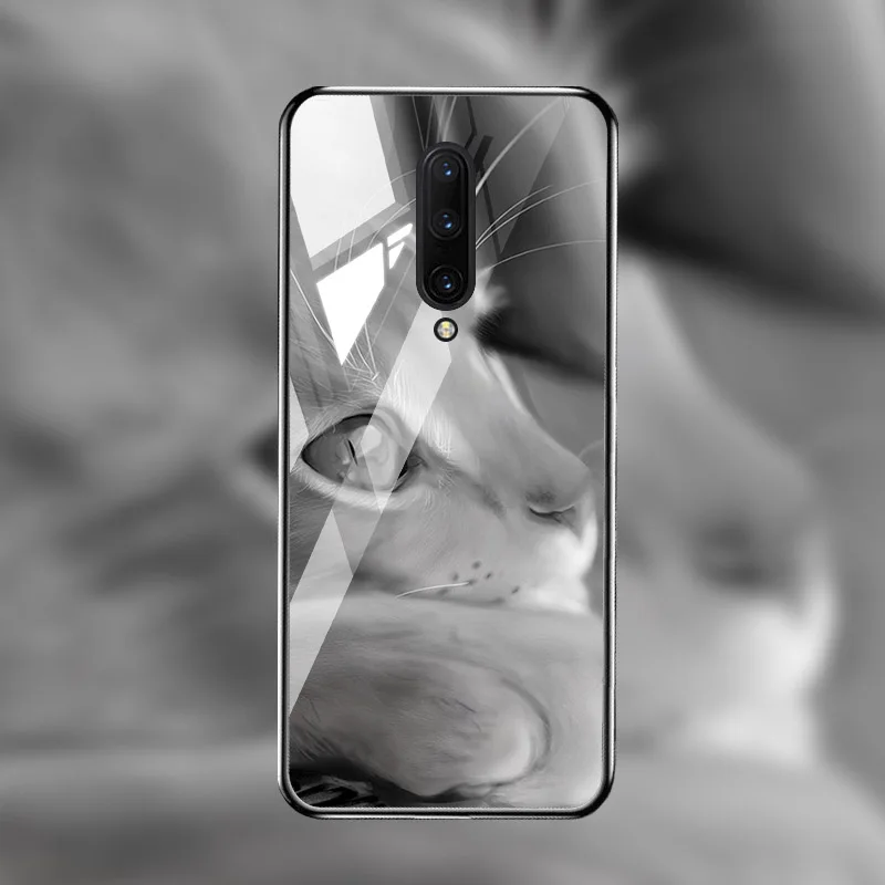 M022 Чехол из закаленного стекла для Oneplus 7T 7 Pro чехол s On для One plus 7T 7 Pro Чехол Coque Funda Bumper Coque для OnePlus 7 Pro - Цвет: M022
