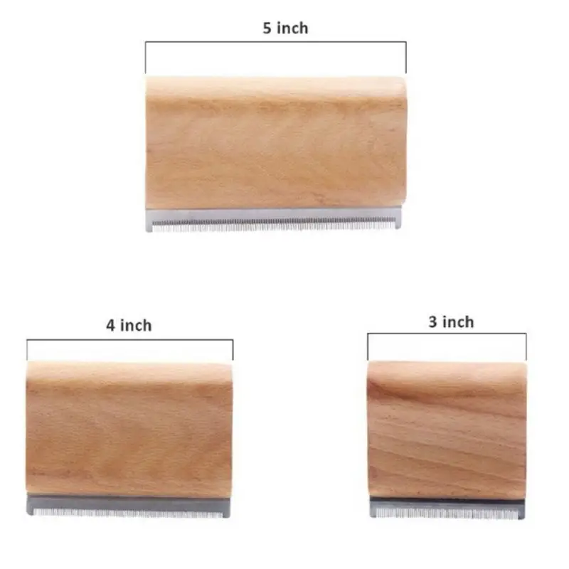 

Pet Hair Removal Comb Solid Wood Handle Stainless Steel Hair Comb Dog Hair Removal Comb Cat Cat Hair Removal Hair