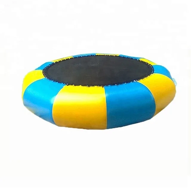 Водный батут Serie Splash Gevoerde Water Uitsmijter Opblaasbare Jump Батут Bounce Swim Platform For Sport