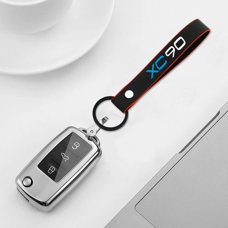 Автомобильный замшевый Кожаный Брелок под заказ спортивный брелок для Volvo XC90 XC60