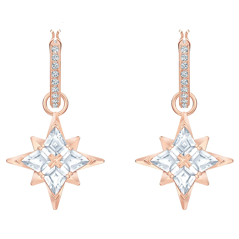 

2019 Mulier New Romantic Jewelry Girls Gift Crystal Star Earrings Necklace Bracelet 549337 5452 549438 Bijoux Femme