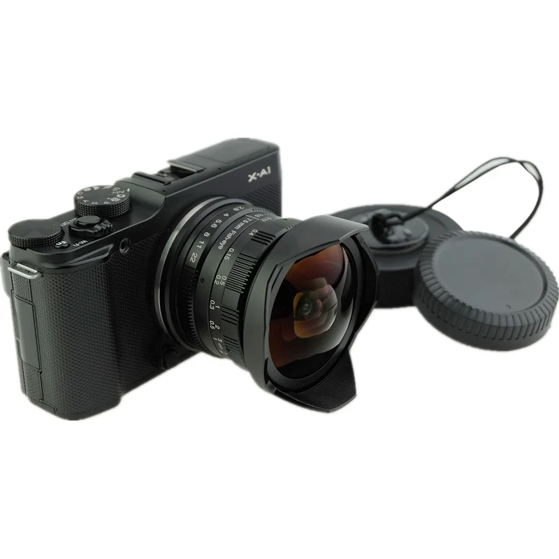 Lens F2.8 Star 7.5mm Super Wide Angle Fisheye For Canon Fuji Aps-c Mirrorless Camera | Электроника
