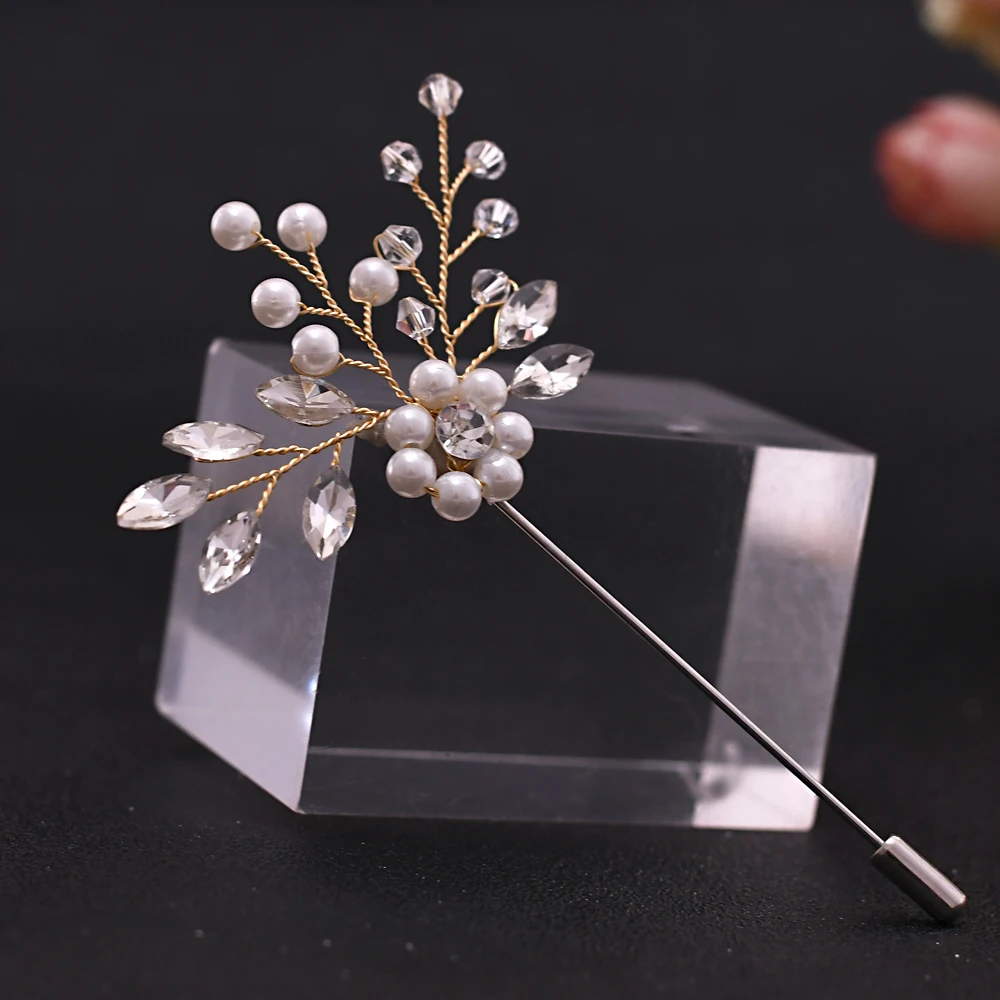 

Мужская/Женская Брошь TRiXY, серебряная брошь с жемчугом и кристаллом, XZ09