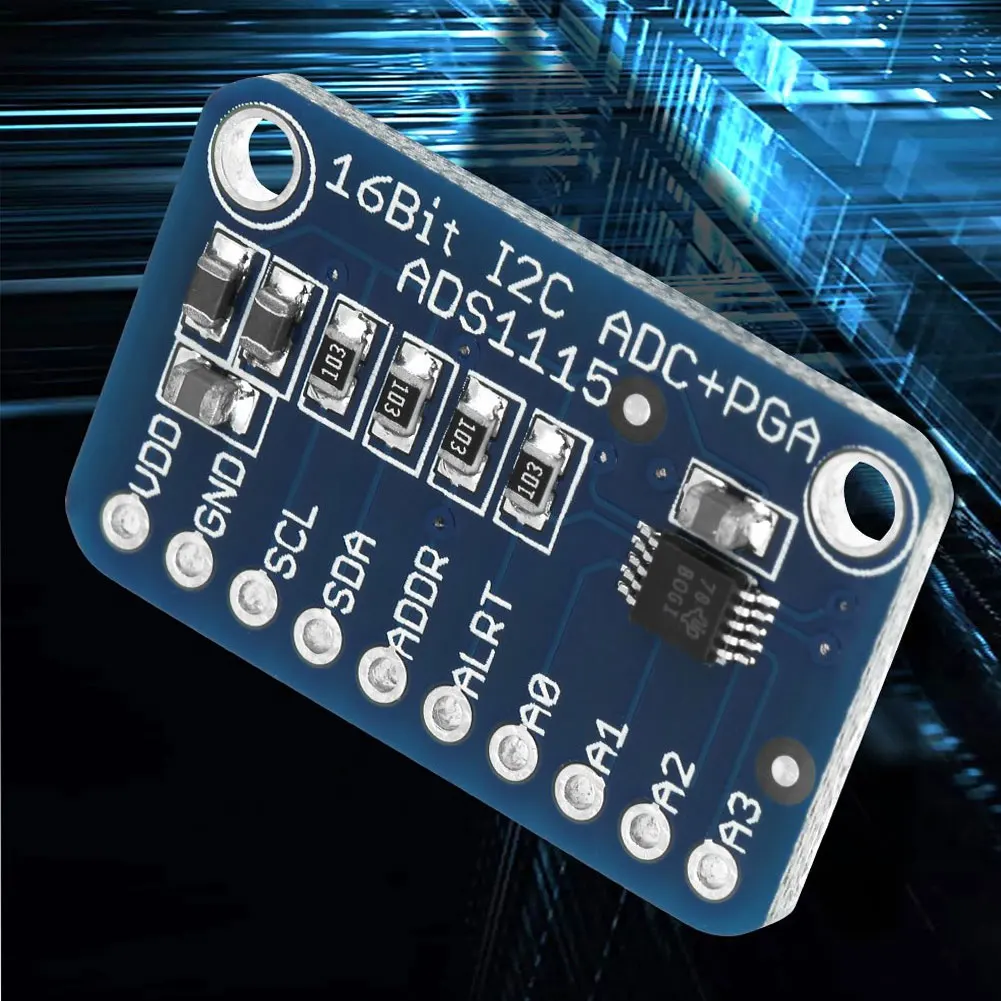 

ADS1115 Converter 16 Bit Analog-to-Digital Converter Development Board High Precision ADS Converter Development Board Module